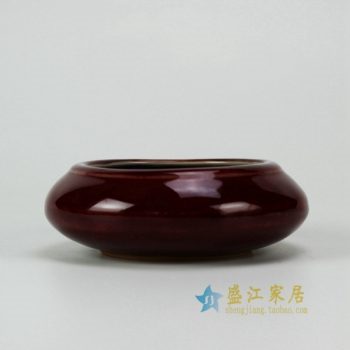 RZFW01 3101颜色釉茶缸 花缽 水盂 水洗 尺寸： 口径 11厘米 肚径 16.2厘米 高 5.6厘米
