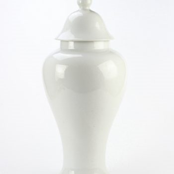rykb112-b    颜色釉白色将军罐 艺术摆件品  厂家直销