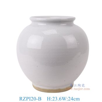 RZPI20-B 白色圆罐 高23.6直径24底径14.2重量2.55KG