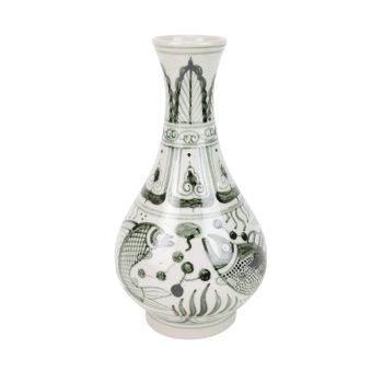 RXEL08-A青花鱼藻纹胆瓶